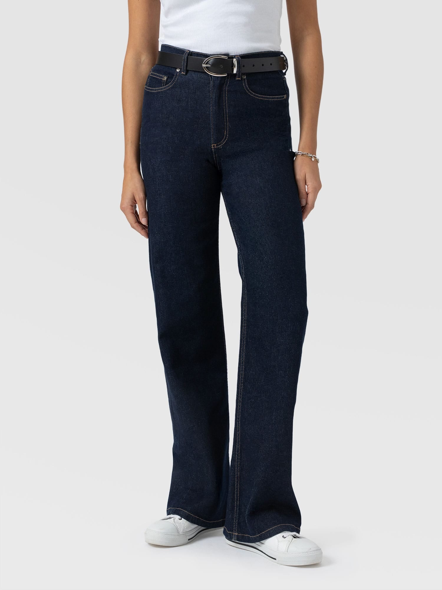 Wide Leg Jean - Indigo Blue - Women's Jeans | Saint + Sofia® US