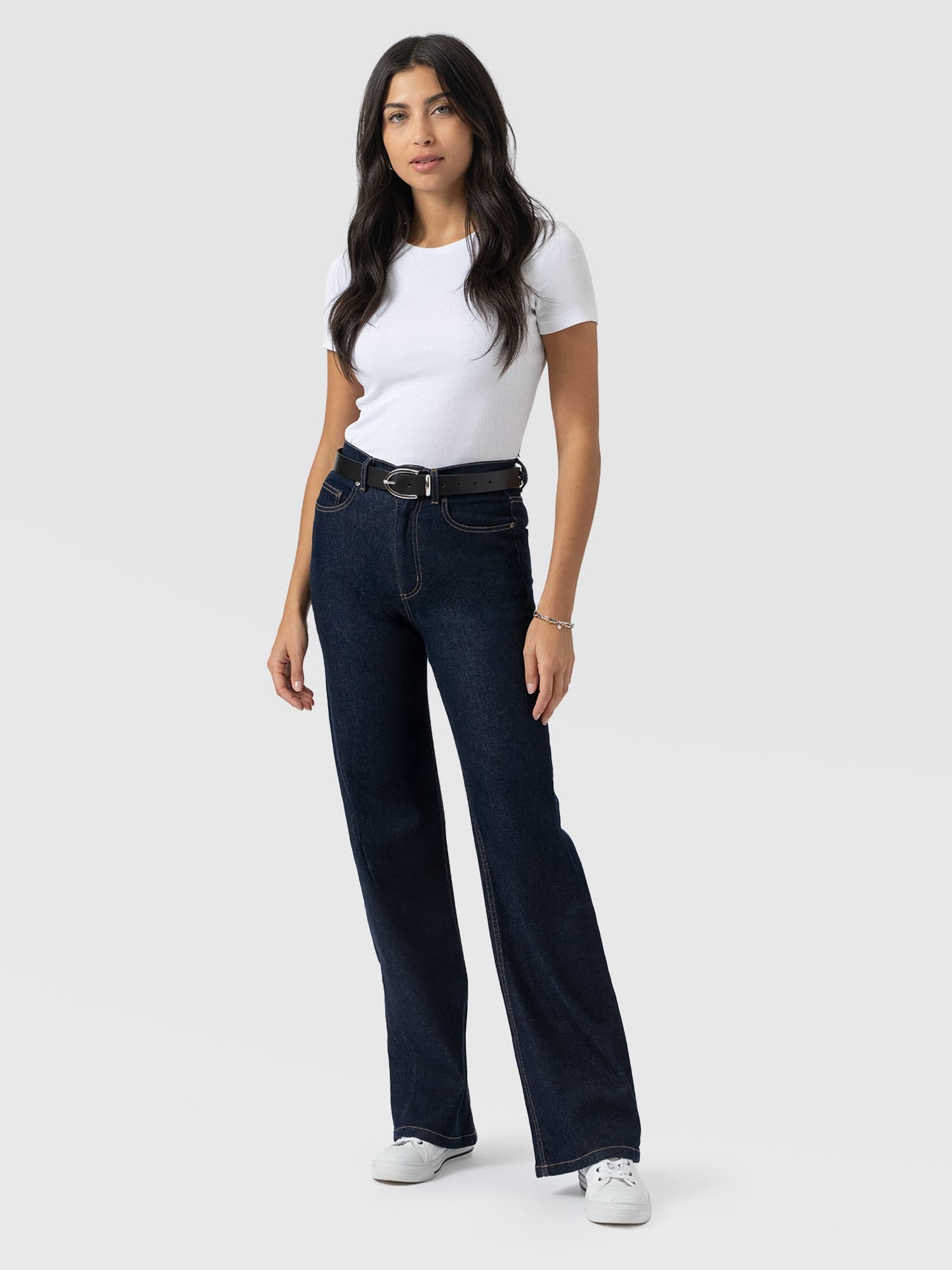 Wide Leg Jean - Indigo Blue - Women's Jeans | Saint + Sofia® US