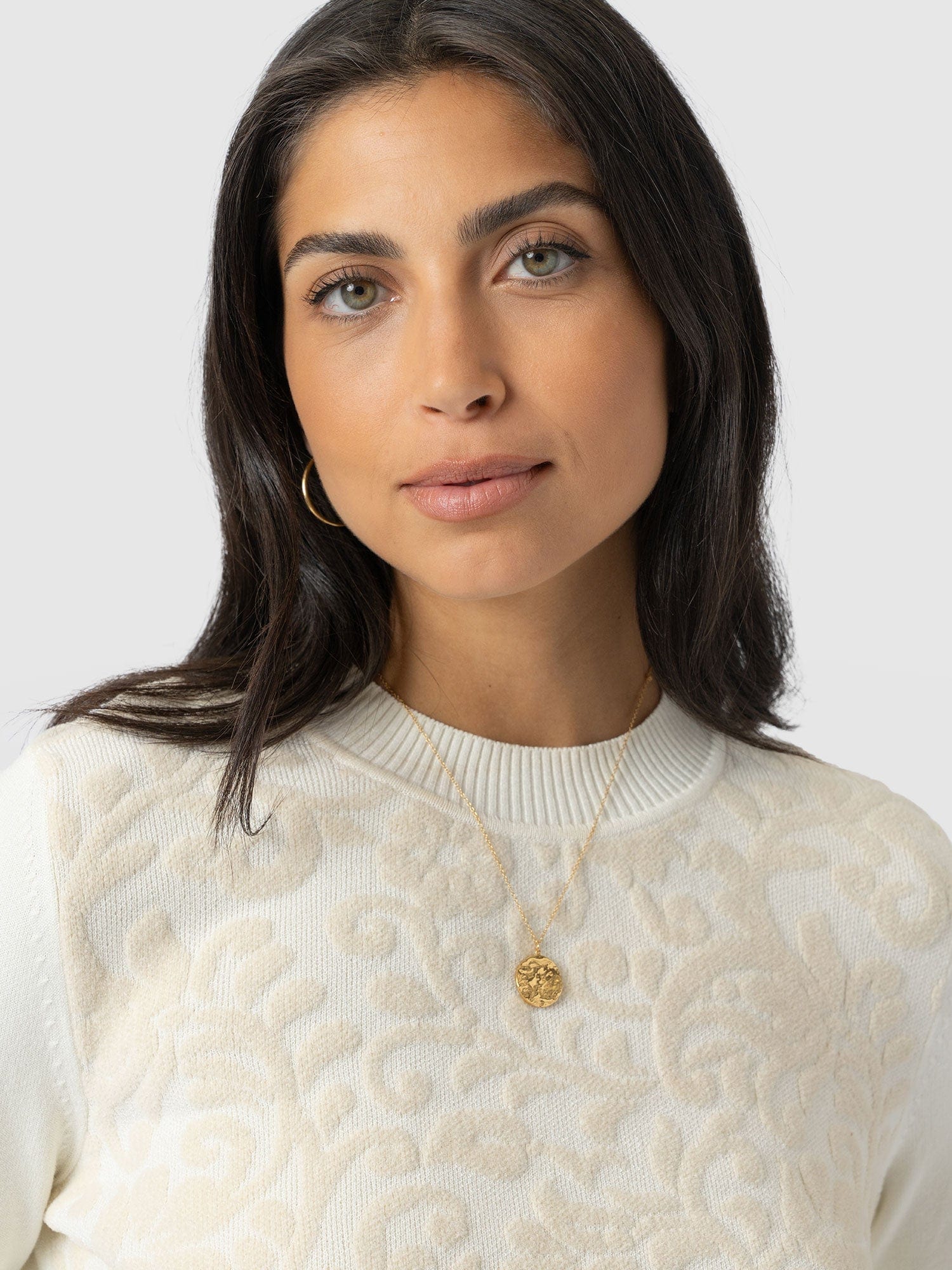 Wren Long Sleeve Knit - Cream - Women's Knitwears | Saint + Sofia? USA