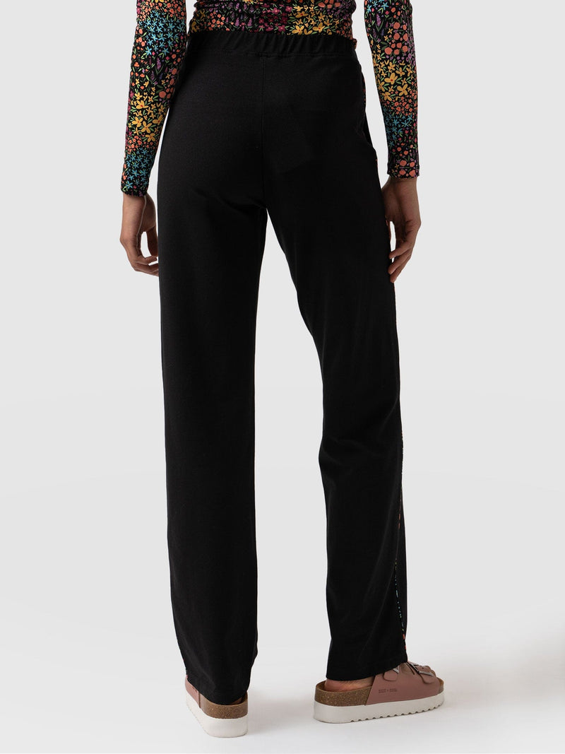 Apartment Pant Black Ditsy Floral - Women's Pants | Saint + Sofia® USA