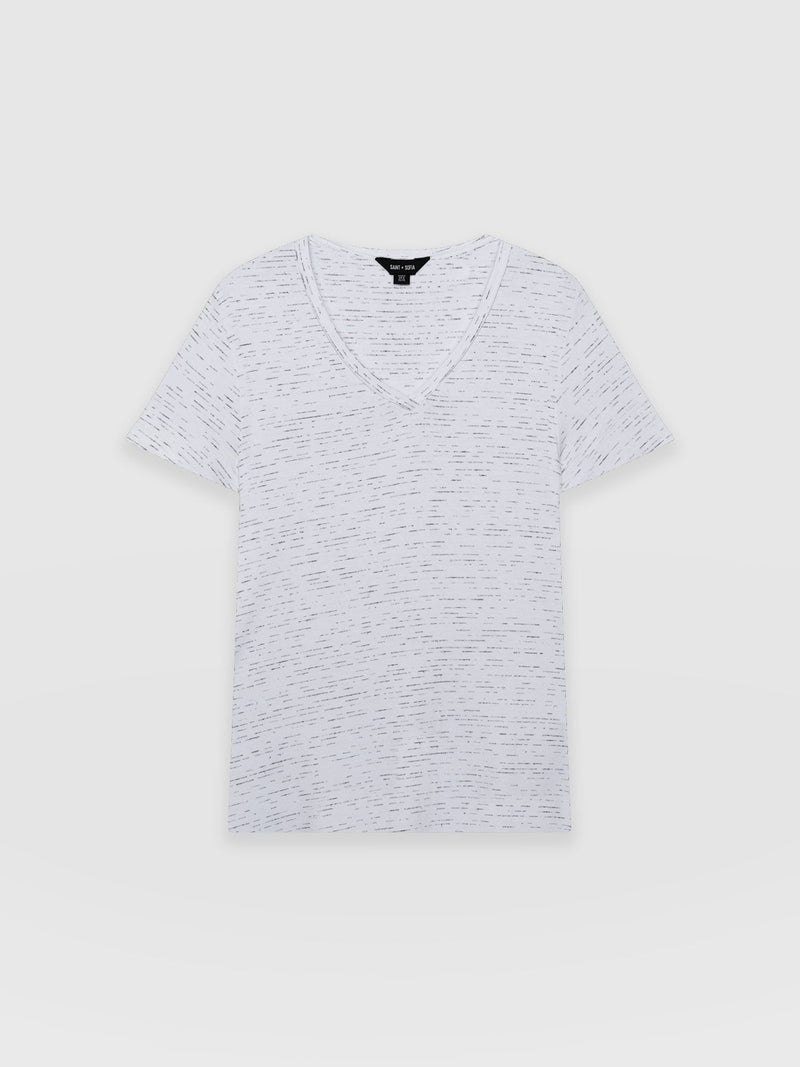 Apartment Tee White Fleck - Women's T-Shirts | Saint + Sofia® USA