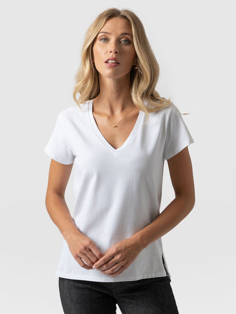 Apartment Tee White - Women's T-Shirts | Saint + Sofia® USA