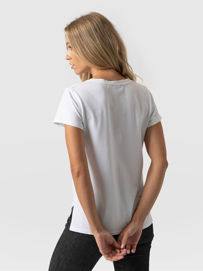 Apartment Tee White - Women's T-Shirts | Saint + Sofia® USA