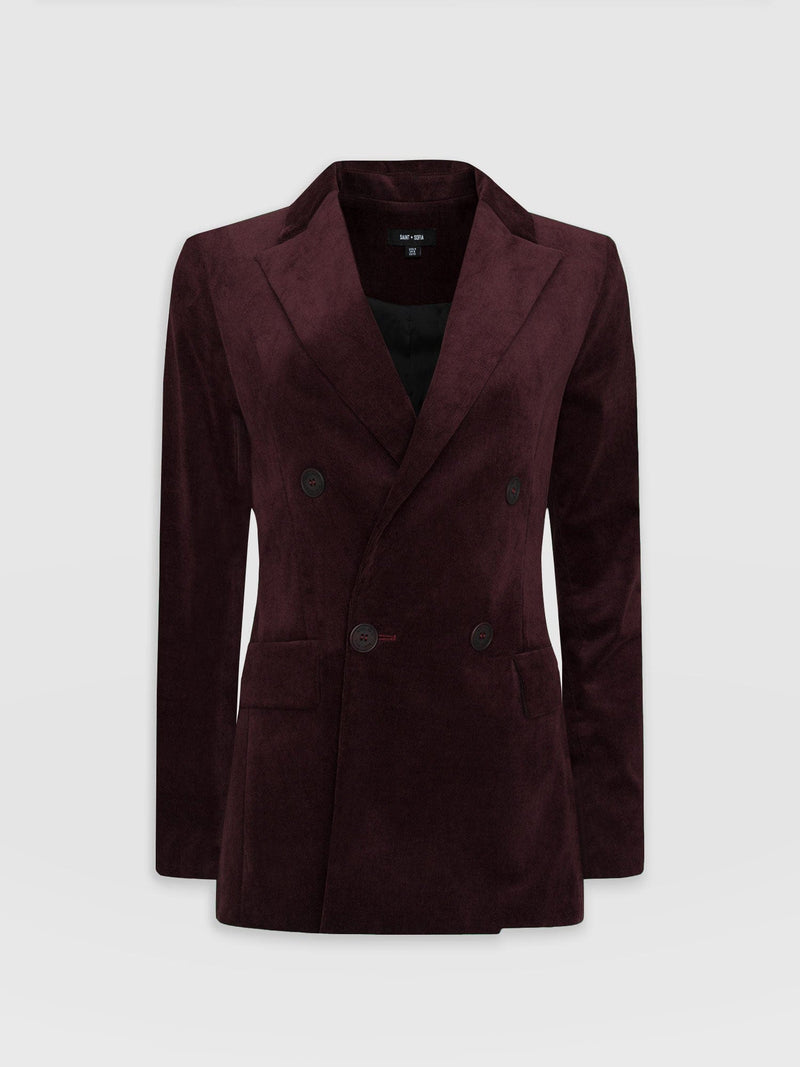 Avalon Blazer Purple - Women's Blazers | Saint + Sofia® USA