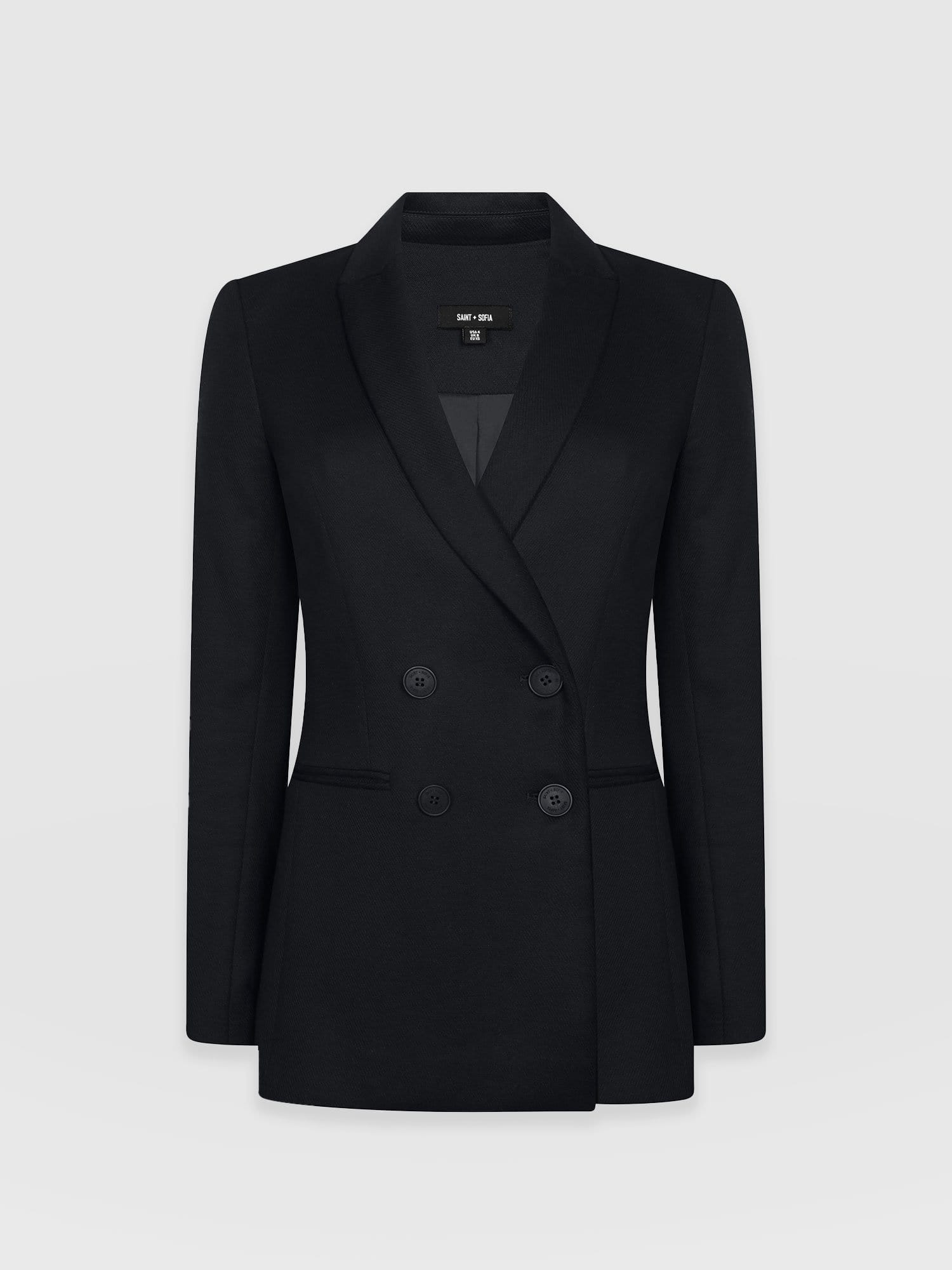 Cambridge Blazer Black - Women's Blazers | Saint + Sofia® USA