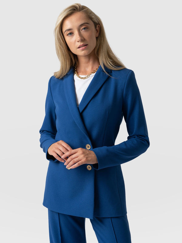 Cambridge Blazer Sapphire Blue - Women's Blazers | Saint + Sofia® USA