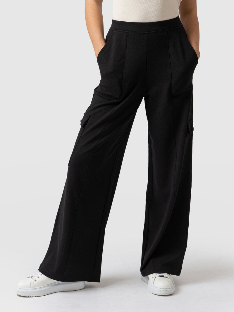 Cargo Chelsea Pant Black - Women's pants | Saint + Sofia® USA