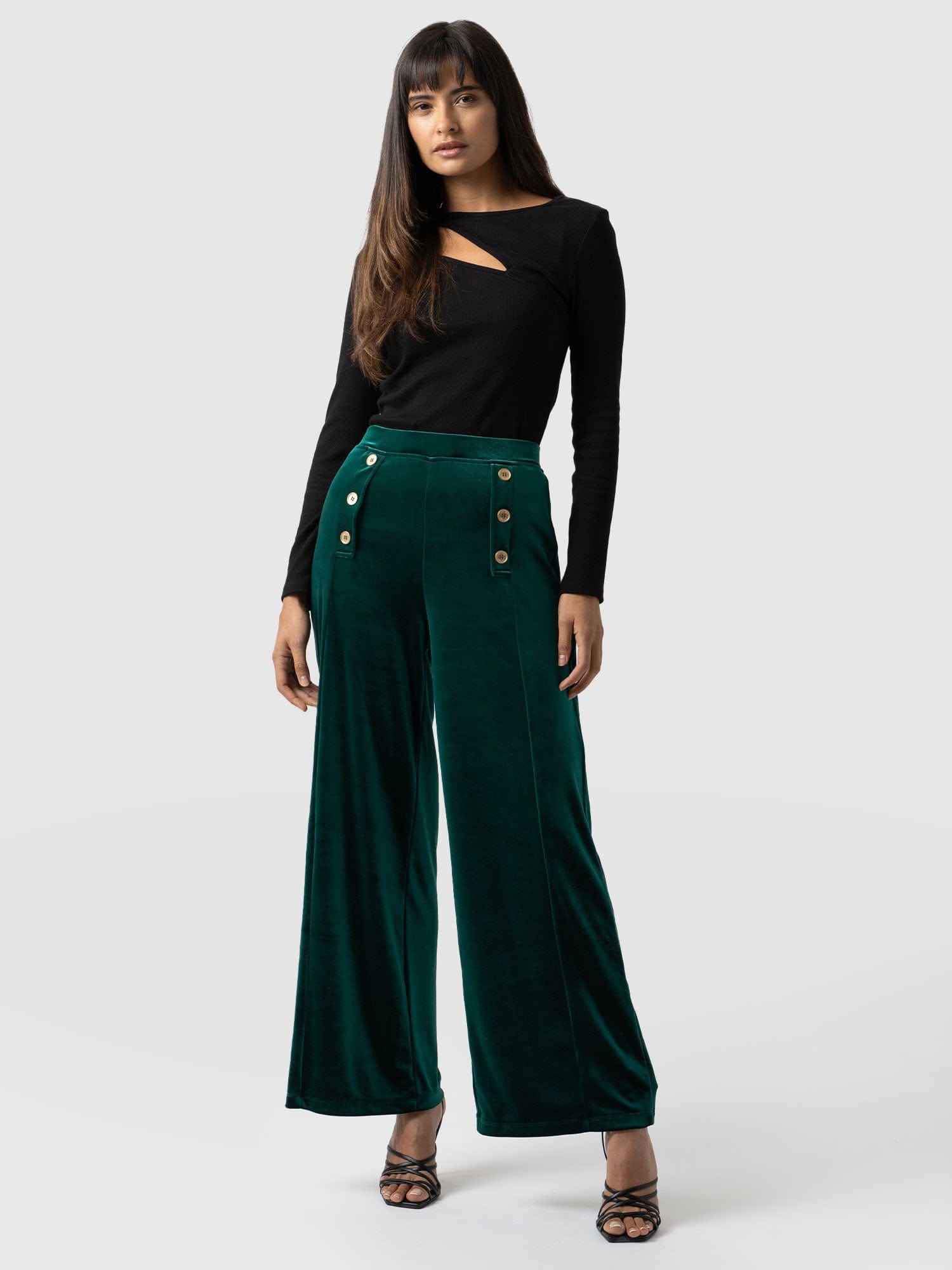 Chelsea Pant Jewel Green - Women's Pants | Saint + Sofia® USA