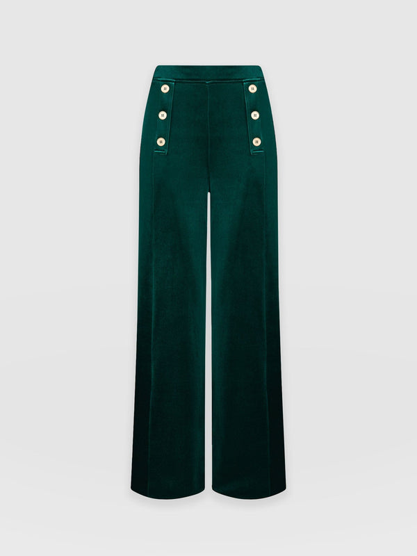 Chelsea Pant Jewel Green - Women's Pants | Saint + Sofia® USA