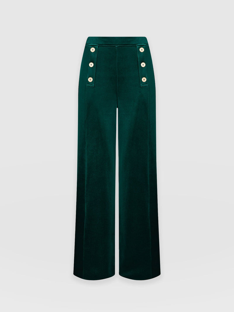 Chelsea Pant Jewel Green - Women's Pants | Saint + Sofia® USA