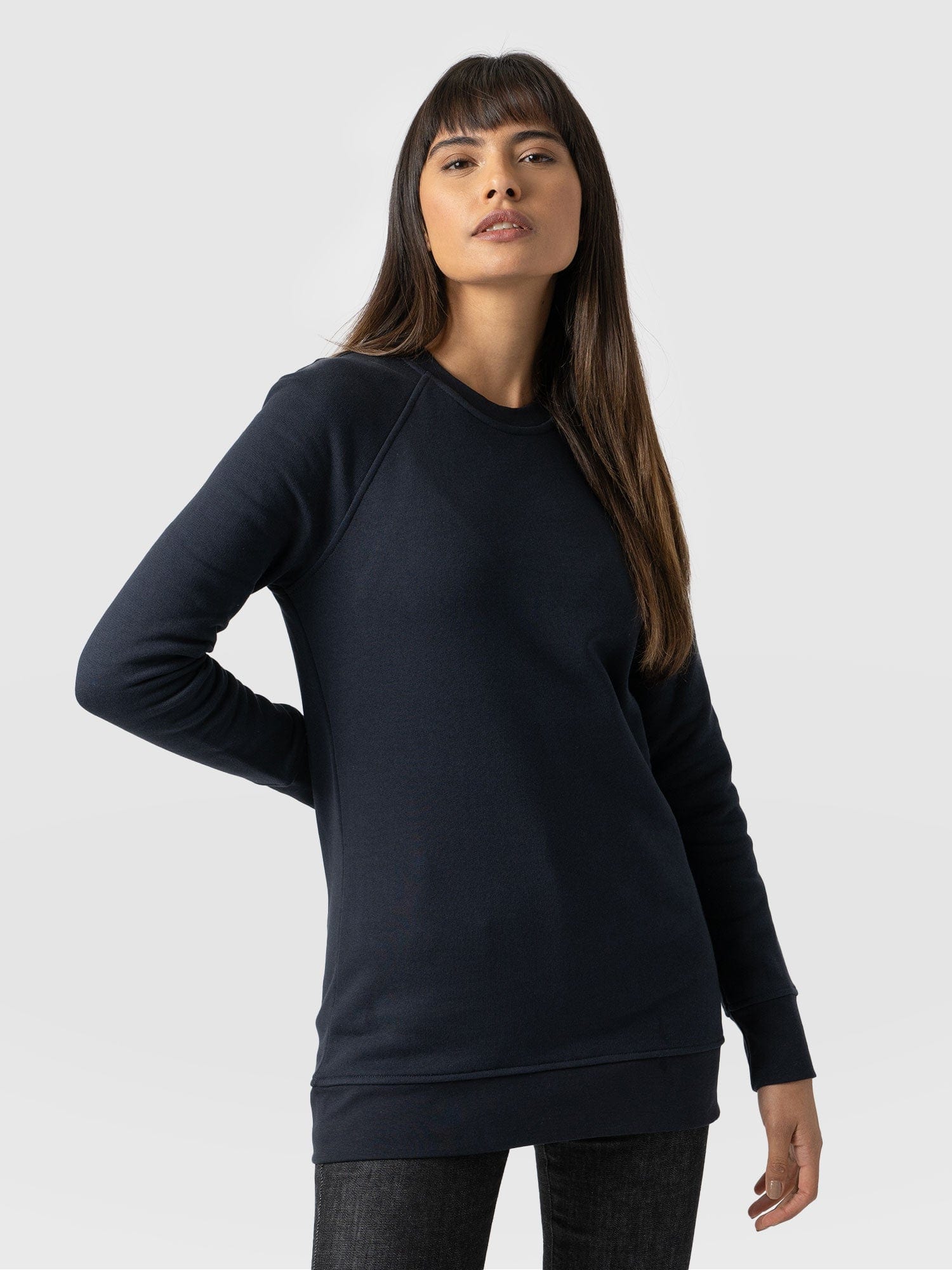 Cotton crew neck deals jumper ladies