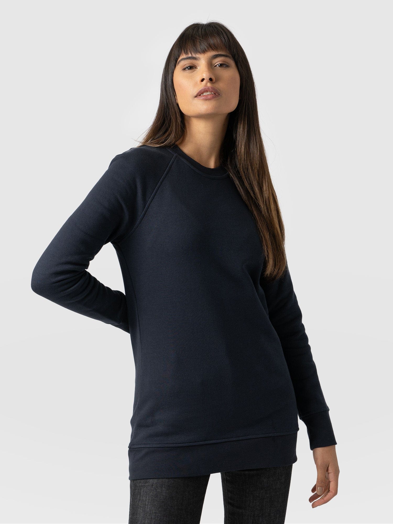 Cotton Sweater Navy - Women's Sweaters | Saint + Sofia® USA – Saint and ...