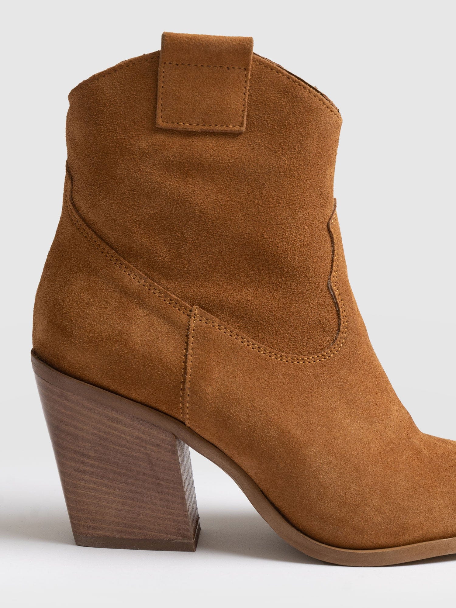 Dallas Mid Boot Tan - Women's Leather Boots | Saint + Sofia® UK