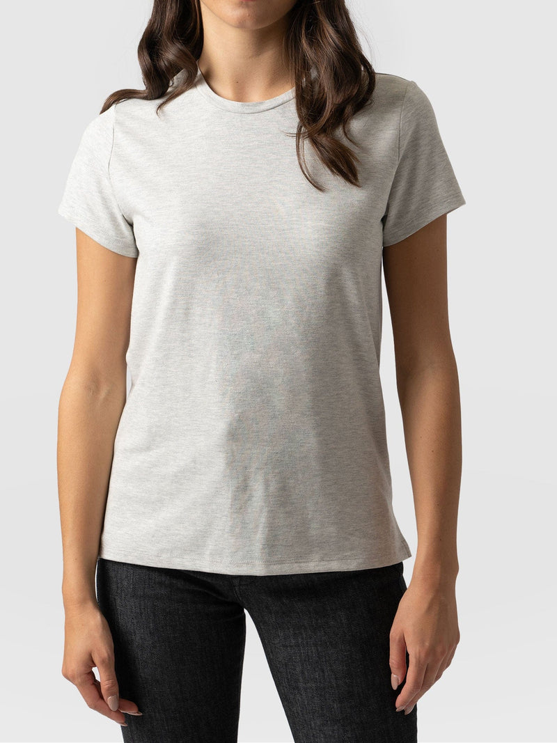 Easy Tee Grey - Women's T-Shirts | Saint + Sofia® USA