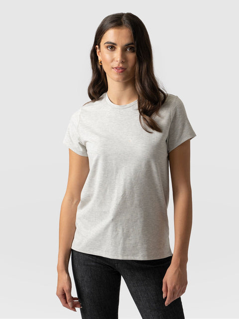 Easy Tee Grey - Women's T-Shirts | Saint + Sofia® USA