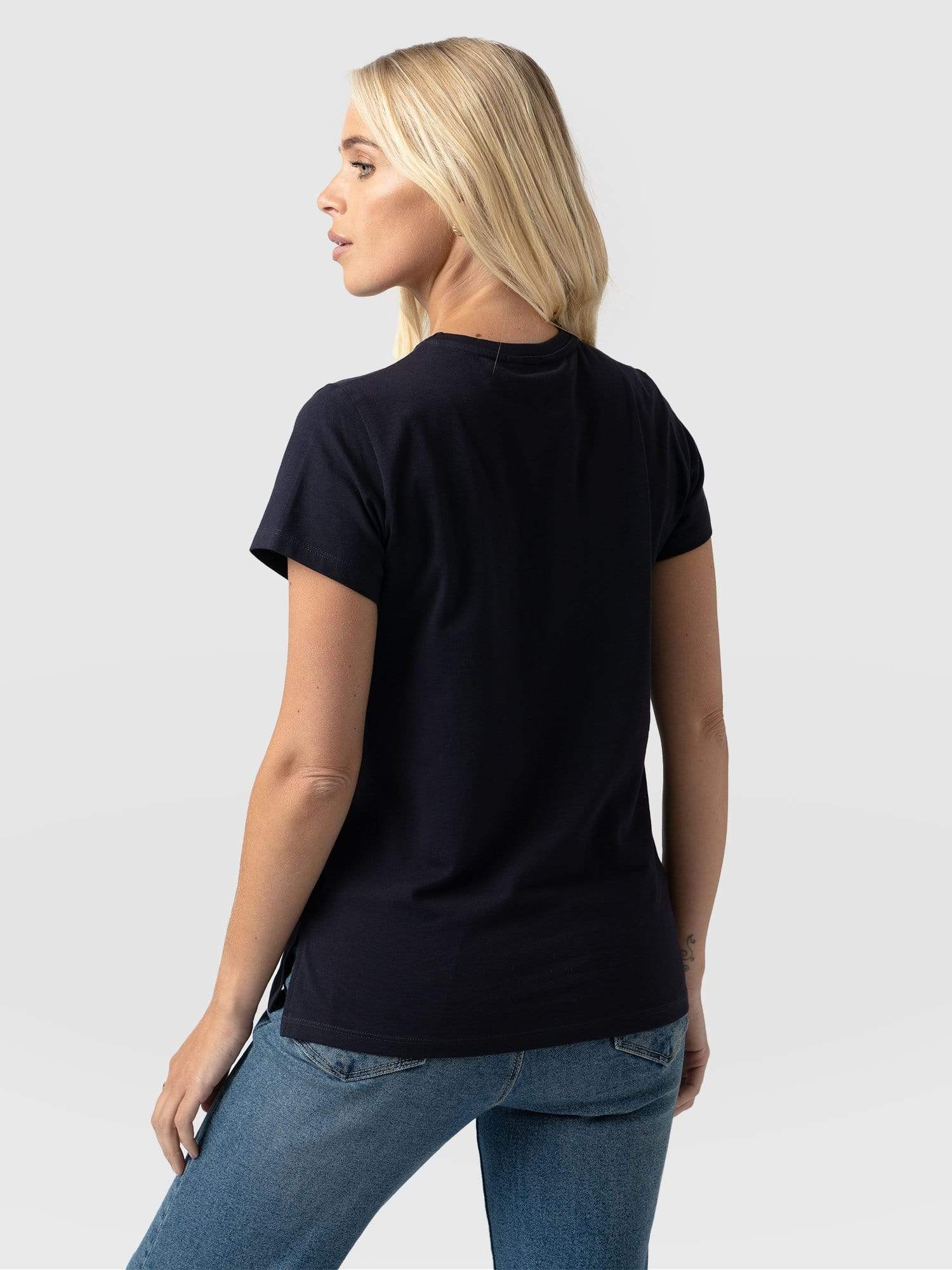 Easy Tee Navy - Women's T-Shirts | Saint + Sofia® USA