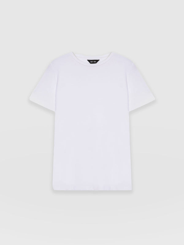 Easy Tee White - Women's T-Shirts | Saint + Sofia® USA