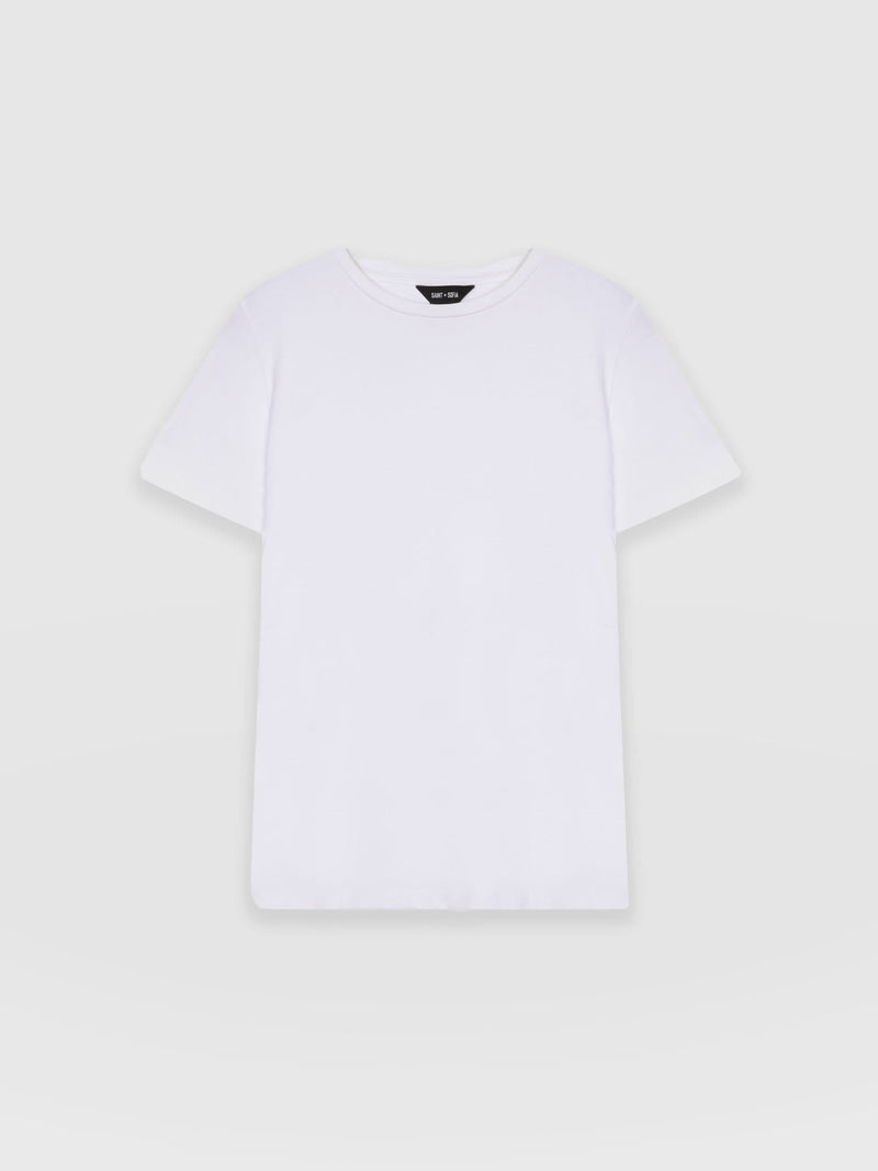 Easy Tee White - Women's T-Shirts | Saint + Sofia® USA