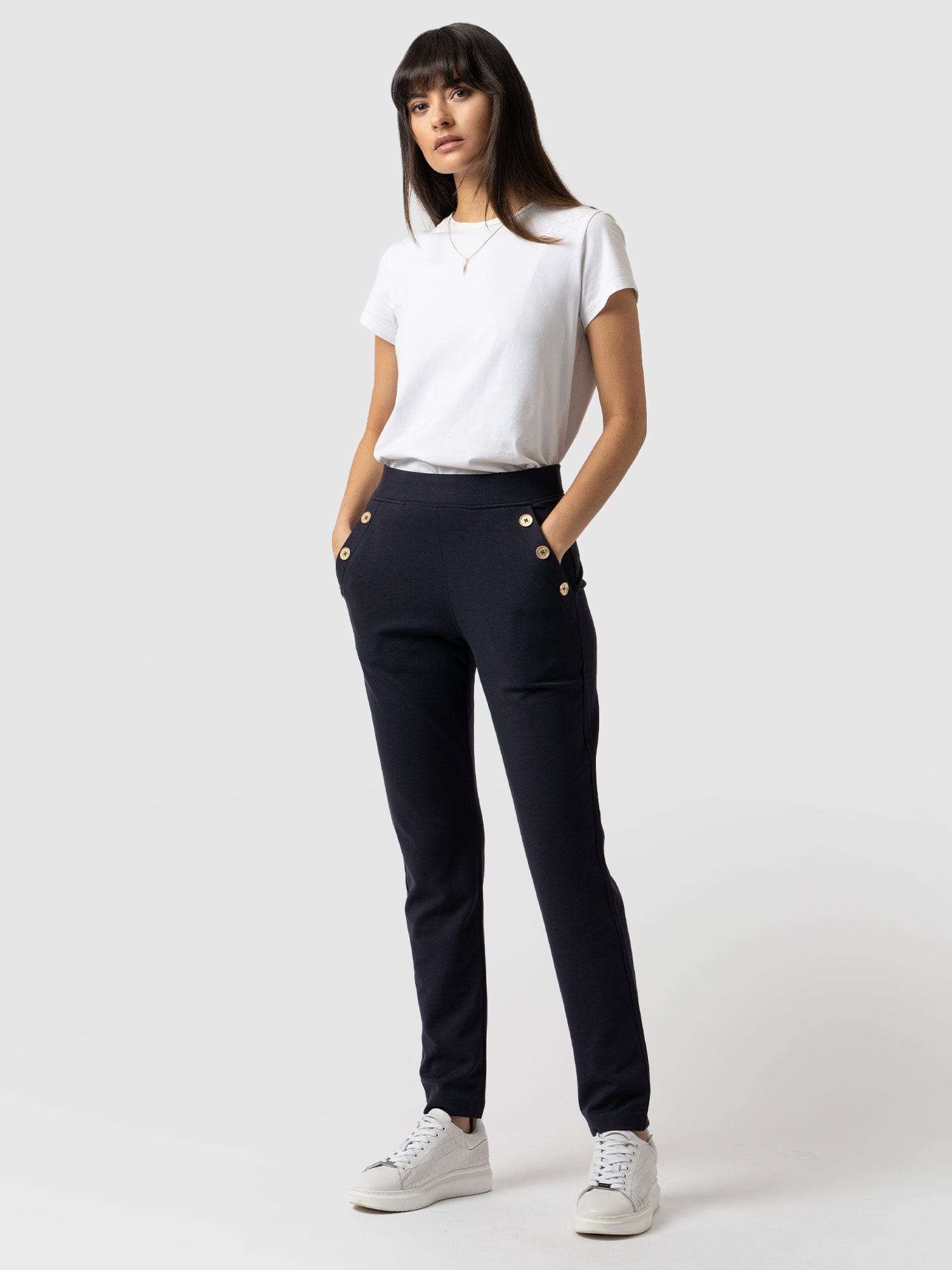 Ladies dark blue trousers – Varteks d.d.