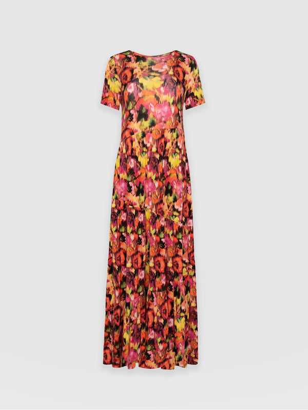 Greenwich Short Sleeve Dress Floral Haze - Women's Dresses | Saint + Sofia® USA