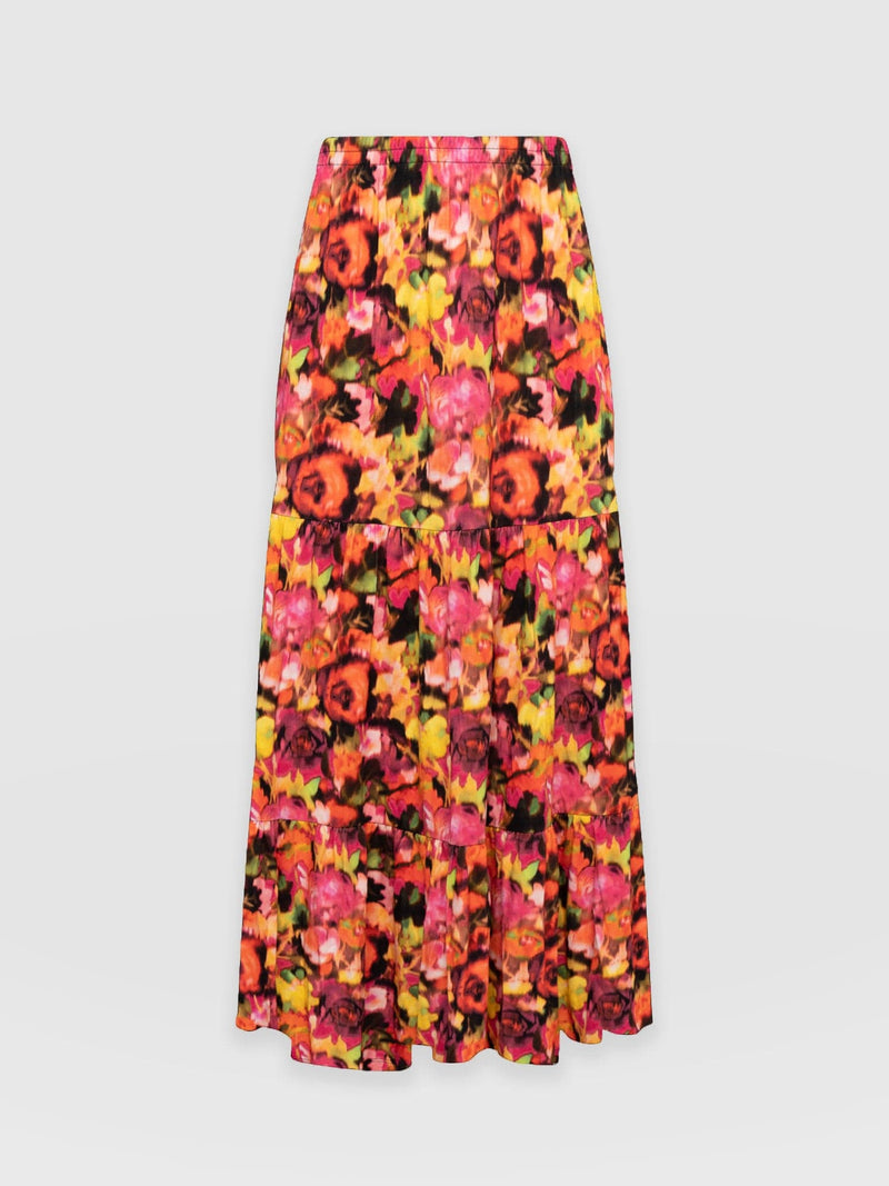 Greenwich Skirt Floral Haze - Women's Skirts | Saint + Sofia® USA