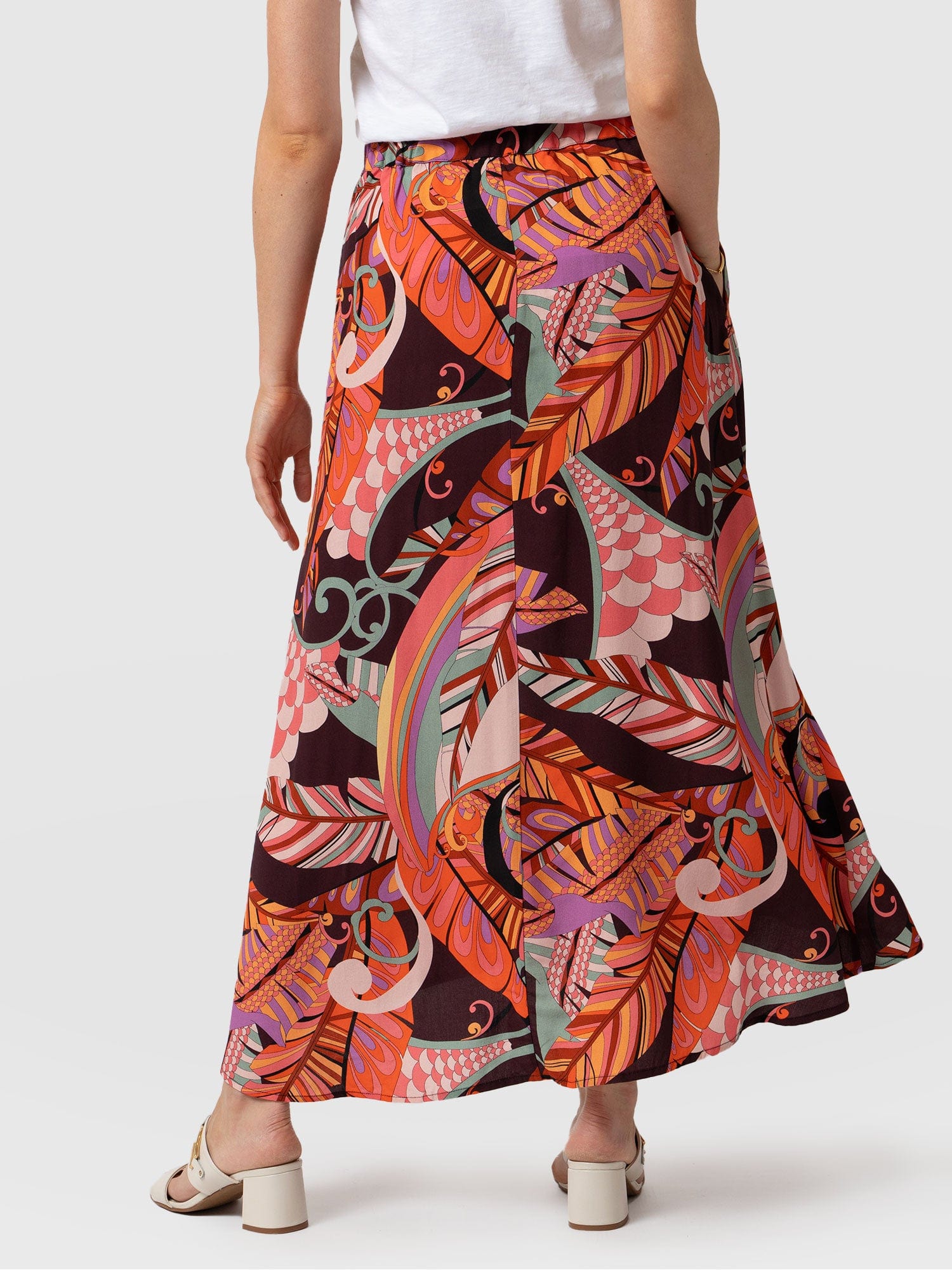 Womens floral hotsell maxi skirt uk