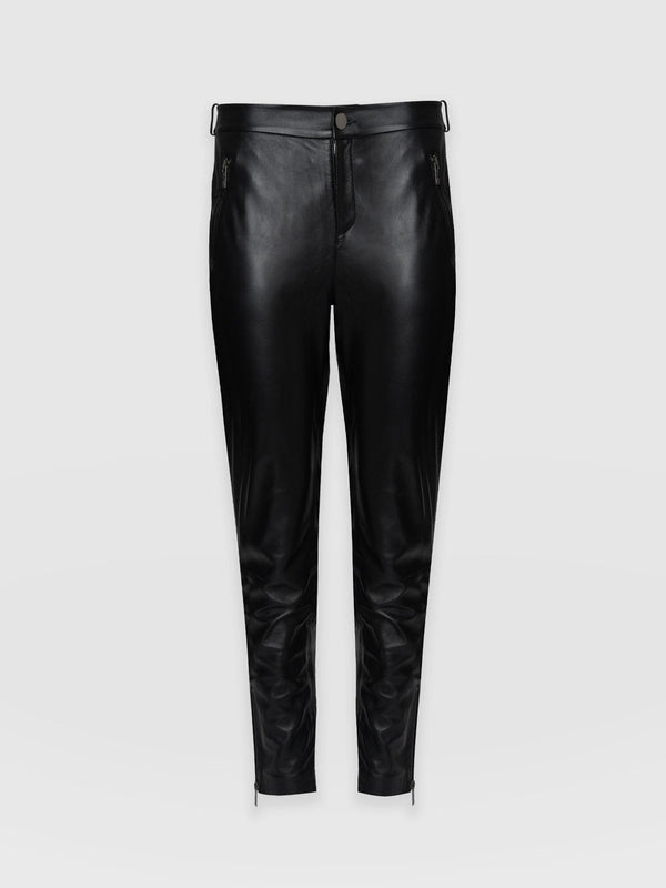 Jagger Leather Pant Black - Women's Pants | Saint + Sofia® USA