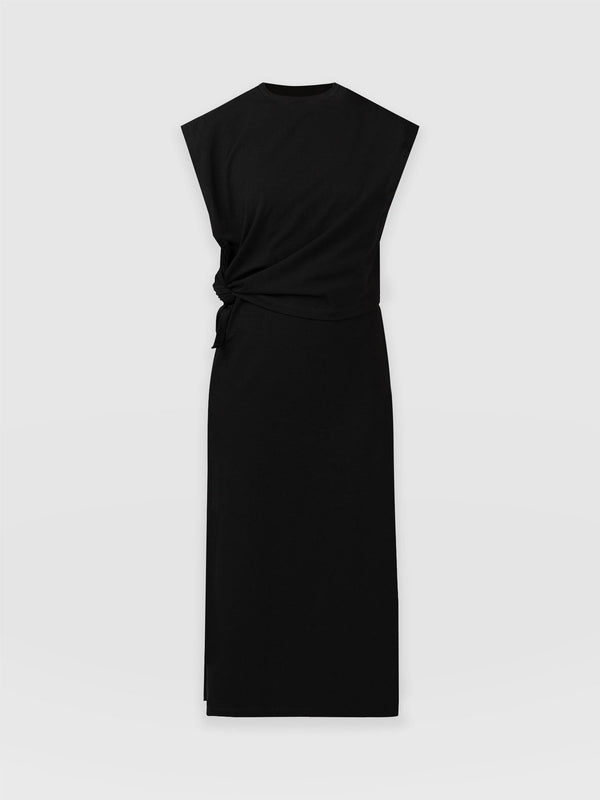 Kensal Knot Dress Black - Women's Dresses | Saint + Sofia® USA