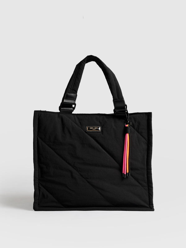 Large Penny Tote Bag Black - Women's Bags | Saint + Sofia® USA