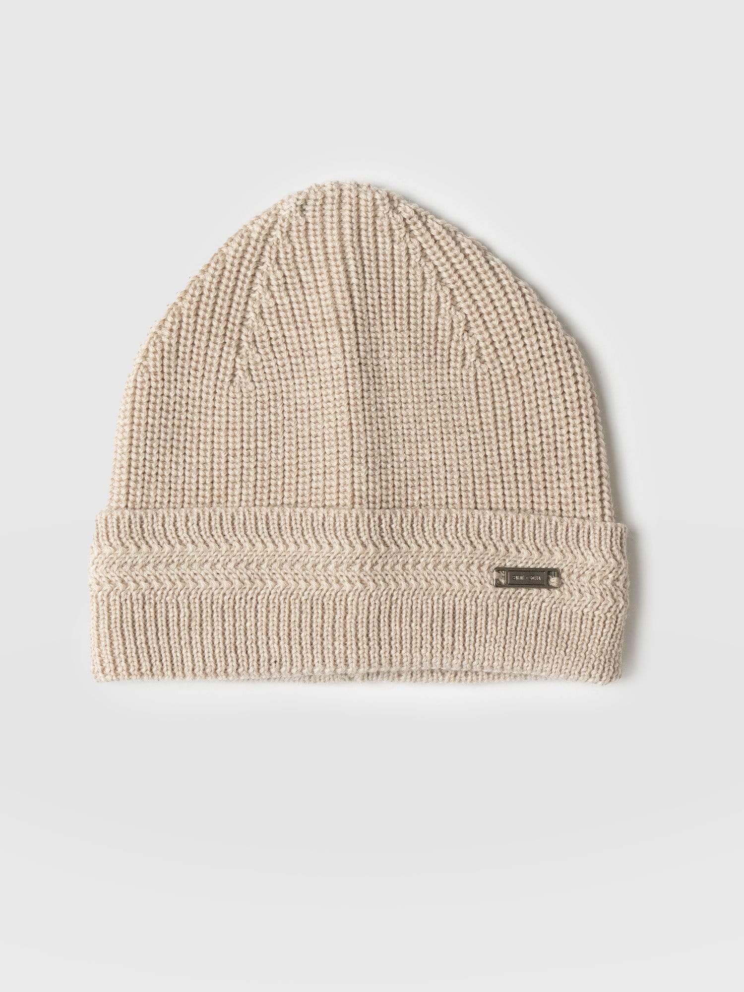 Merino Beanie Beige - Women's Beanies | Saint + Sofia® USA