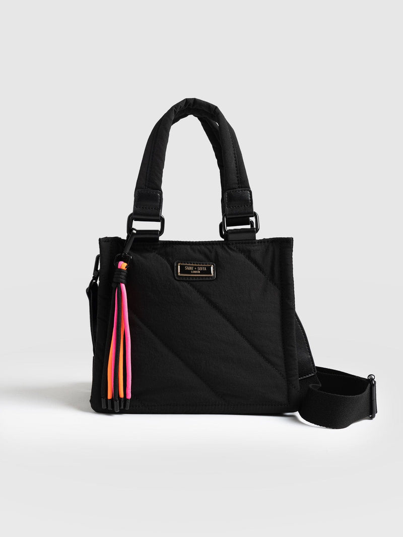 Moschino Biker Shoulder Bag in Black & Pink Velvet + What fits & Ways to  Wear 
