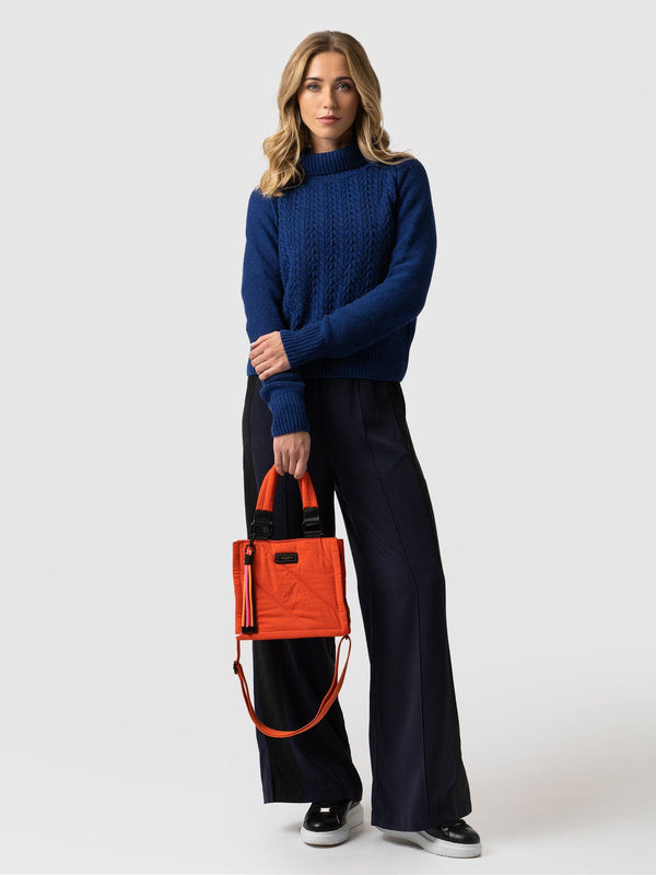 Mini Penny Tote Bag Orange - Women's Bags | Saint + Sofia® USA