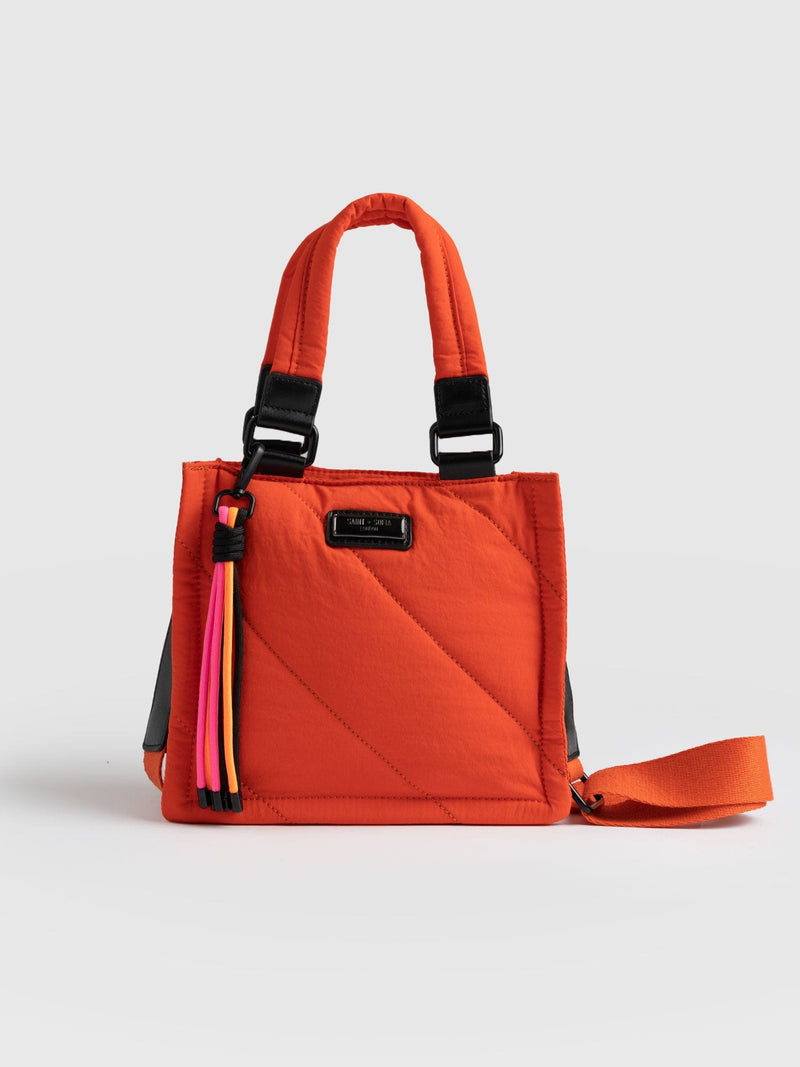 Mini Penny Tote Bag Orange - Women's Bags | Saint + Sofia® USA