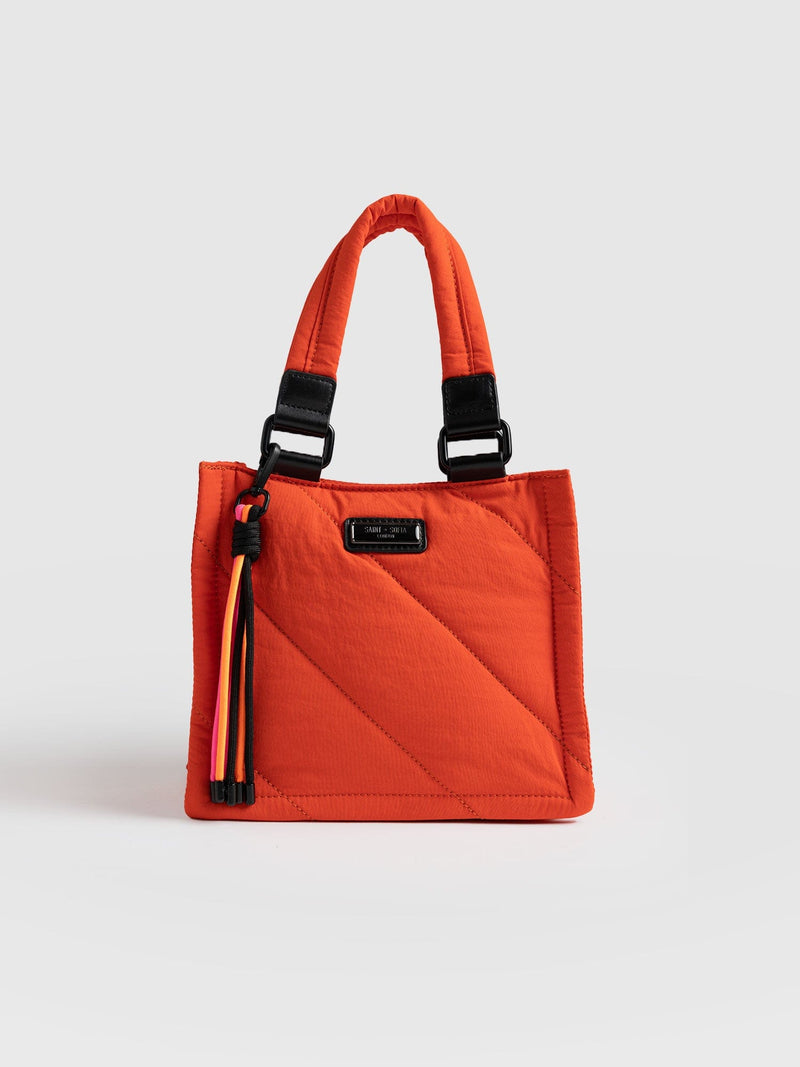 Mini Penny Tote Bag Orange - Women's Bags | Saint + Sofia® USA