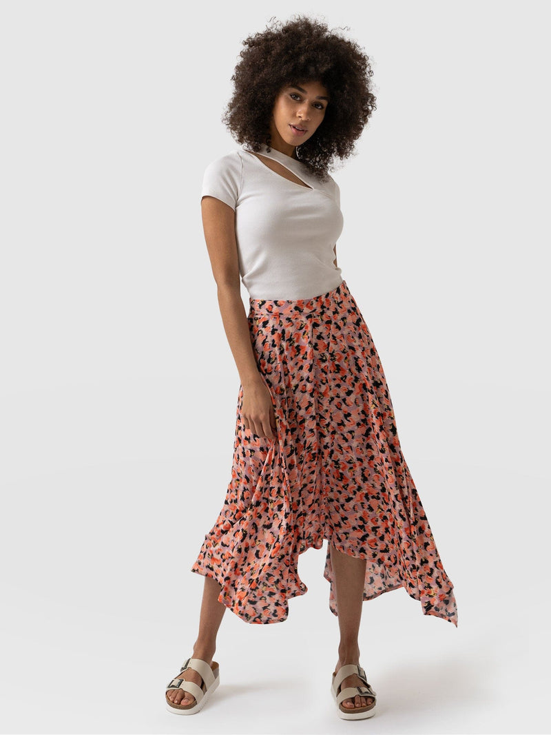 Noho Skirt Confetti Petal - Women's Skirts | Saint + Sofia® USA