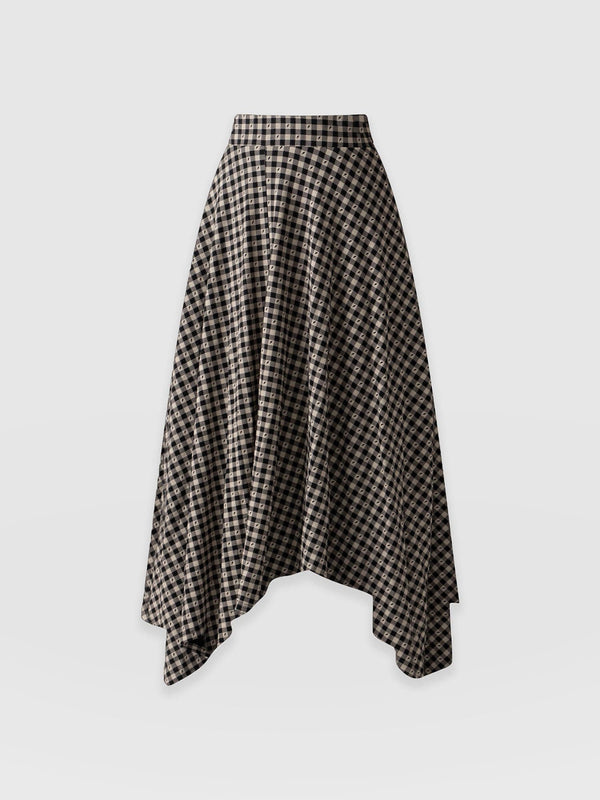 Noho Skirt Lightning Gingham - Women's Skirts | Saint + Sofia® USA