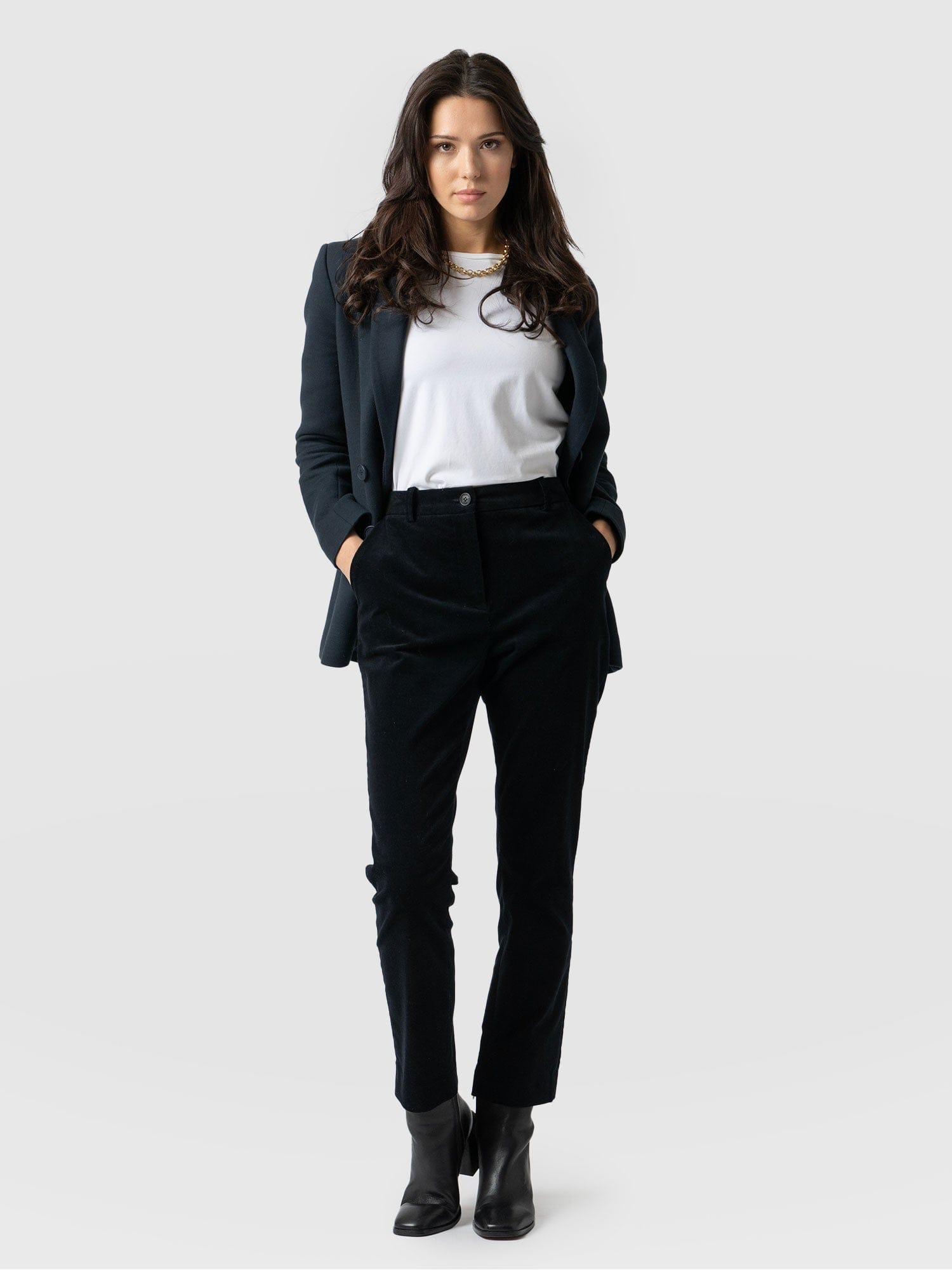 Palmer Pant Black Corduroy - Women's Pants | Saint + Sofia® USA