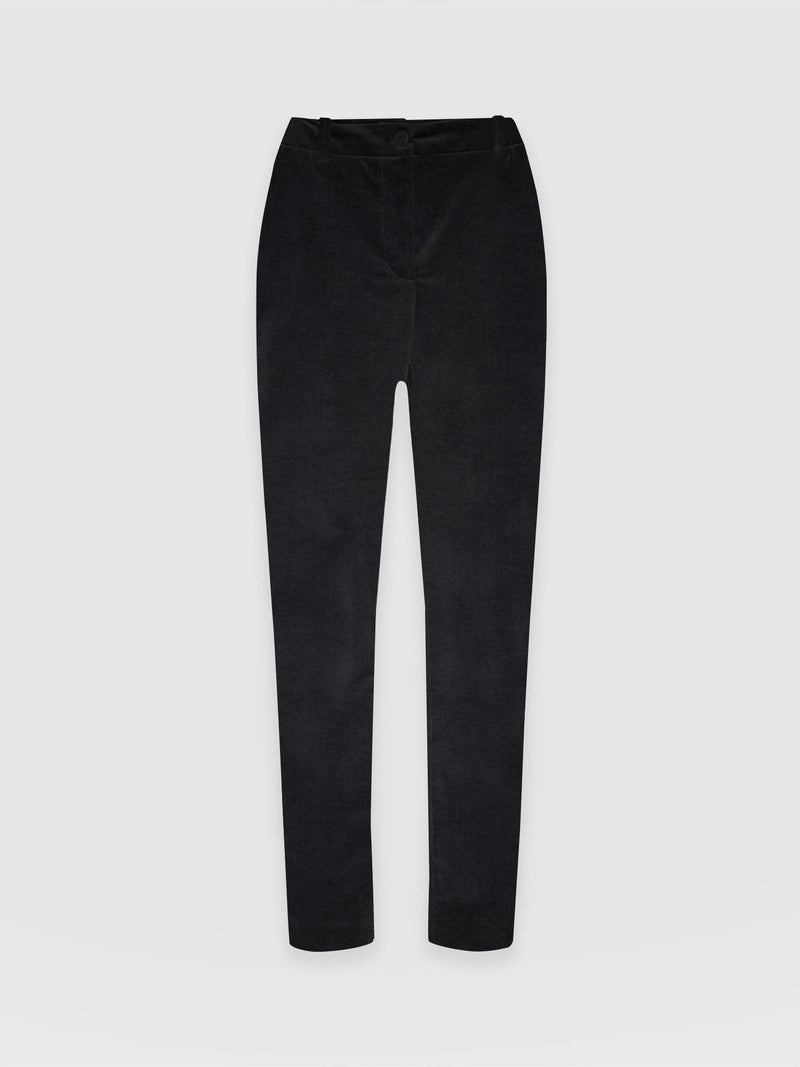 Palmer Pant Black Corduroy - Women's Trousers | Saint + Sofia® UK