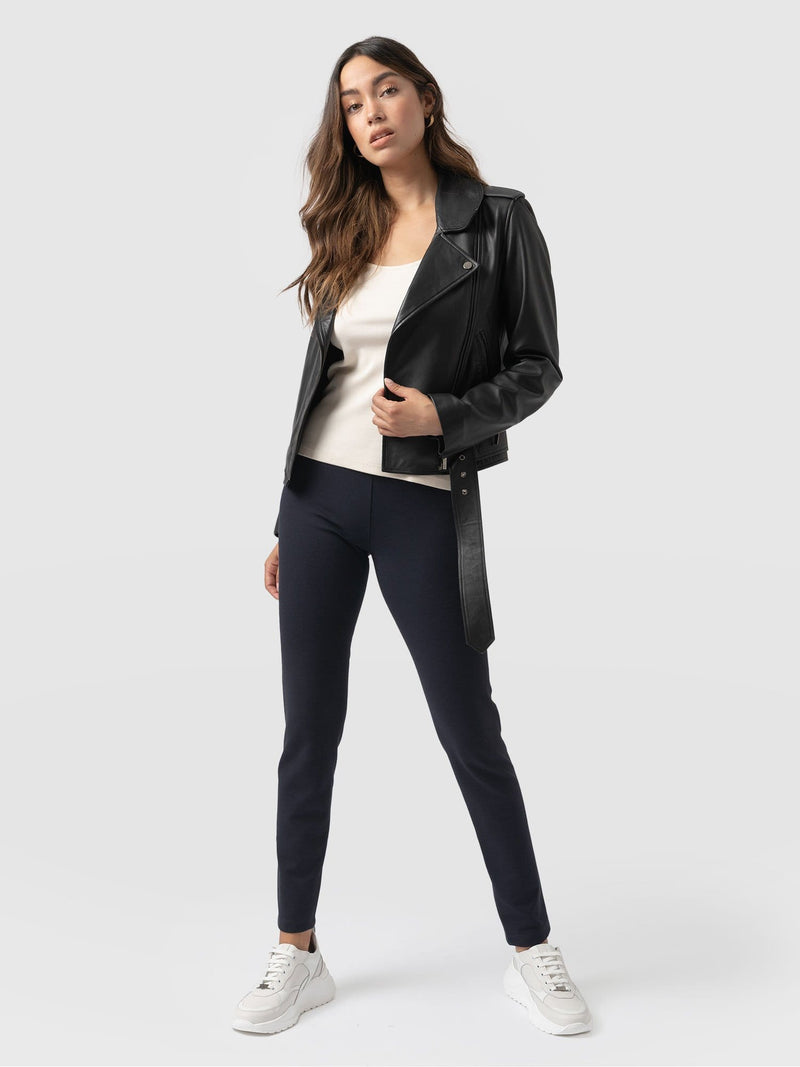 Ponte Legging Navy - Women's Leggings | Saint + Sofia® USA