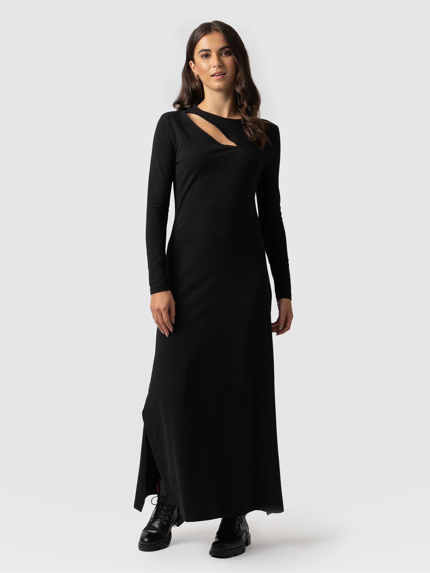 Floor Length Black Formal Dress Sofia