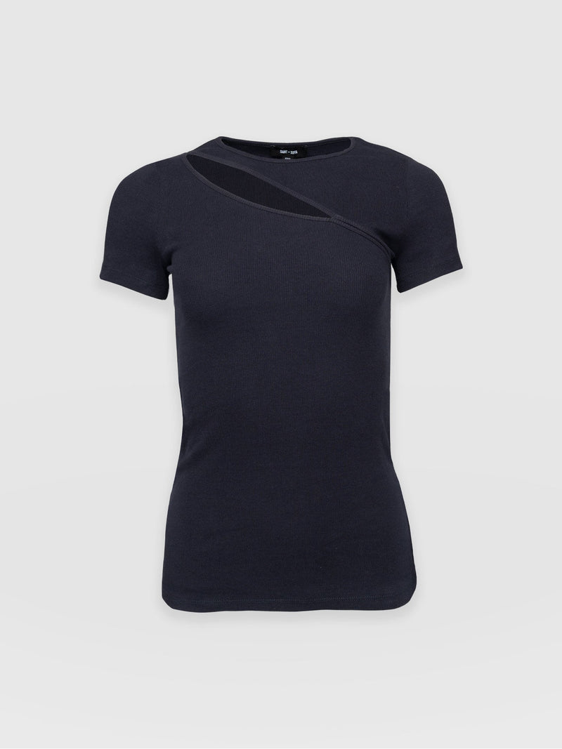 Reveal Tee Navy Night Sky - Women's T-shirts | Saint + Sofia® USA