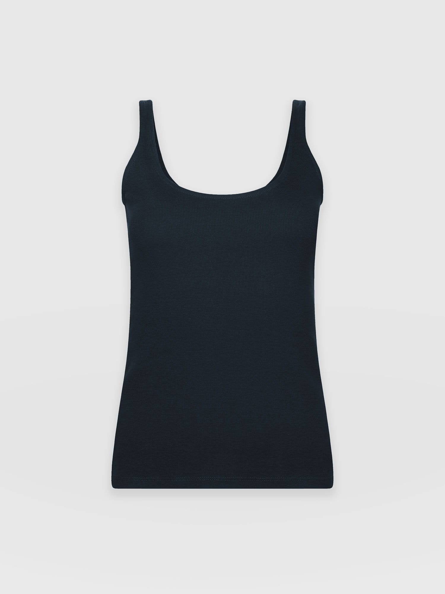 Rib Cami Navy - Women's Camis | Saint + Sofia® USA
