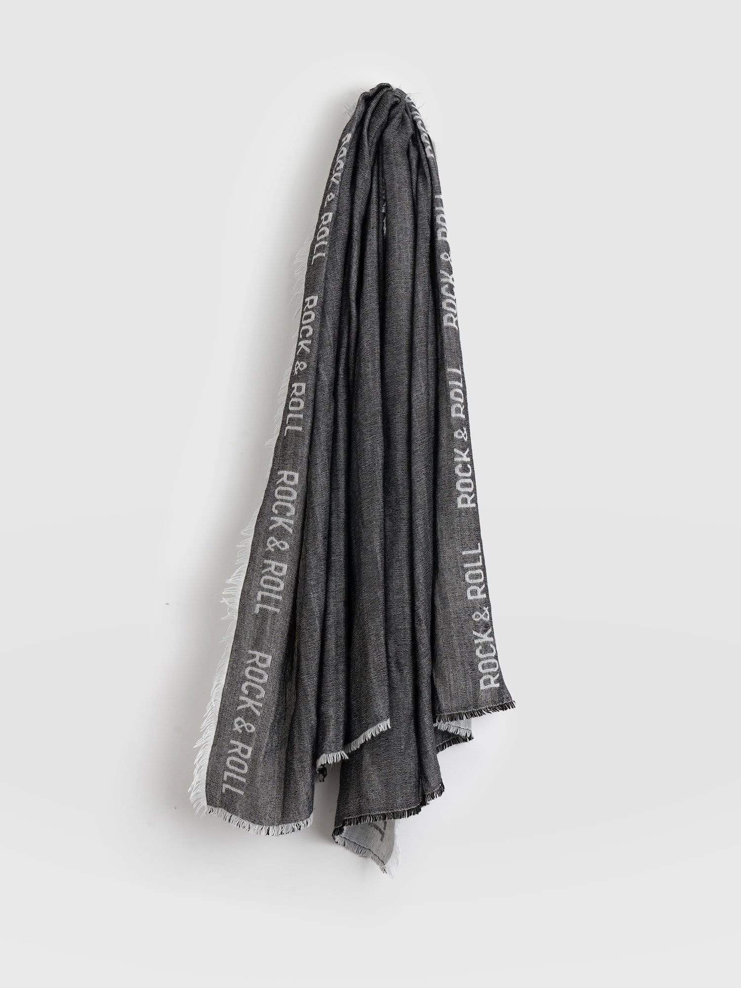 Rock and Roll Scarf Black - Women's Scarves | Saint + Sofia® USA