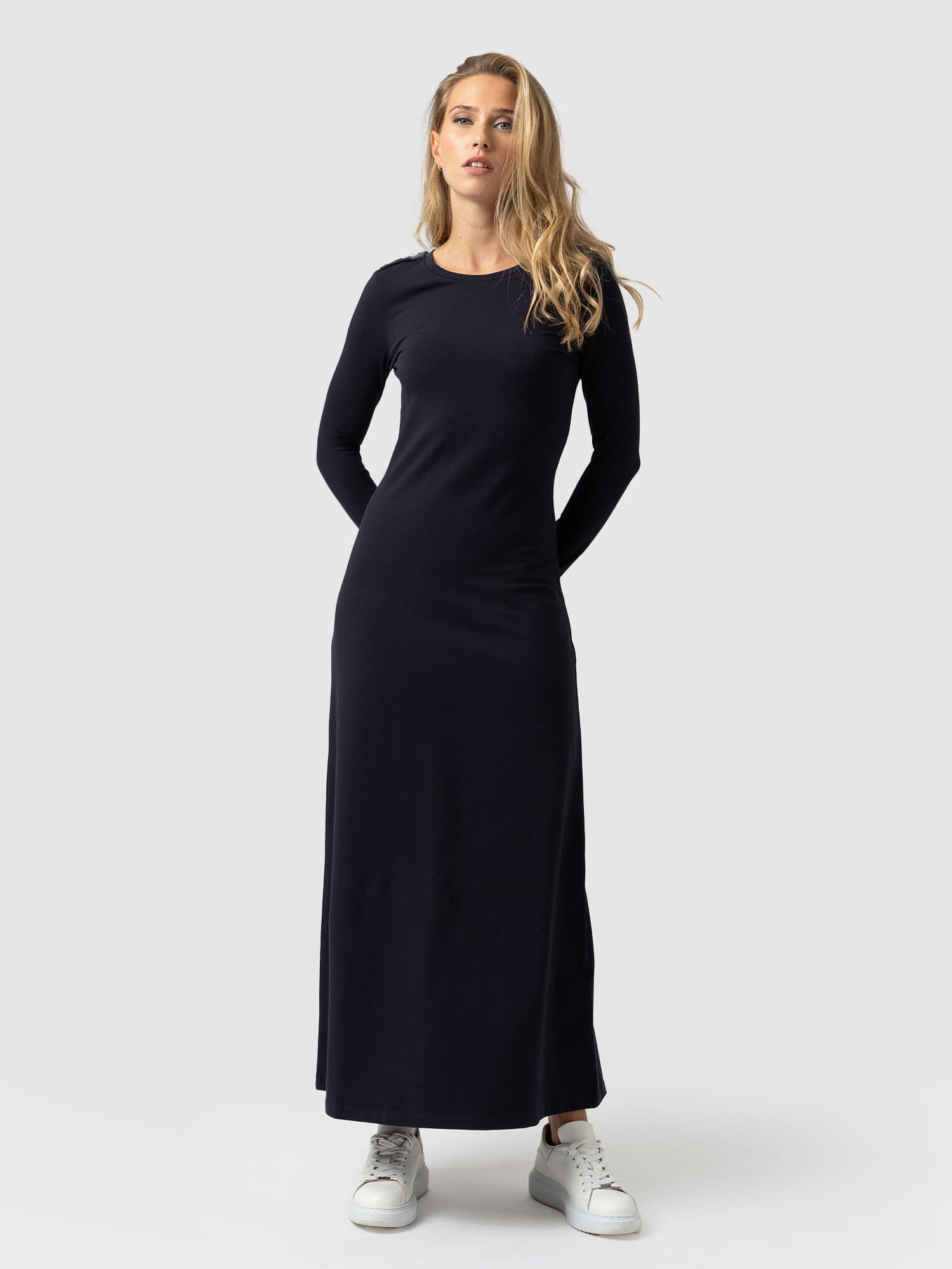 Women's long sleeve 2024 maxi dress uk