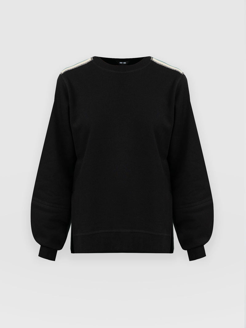 Runway Sweater Black - Women's Sweaters | Saint + Sofia® UK