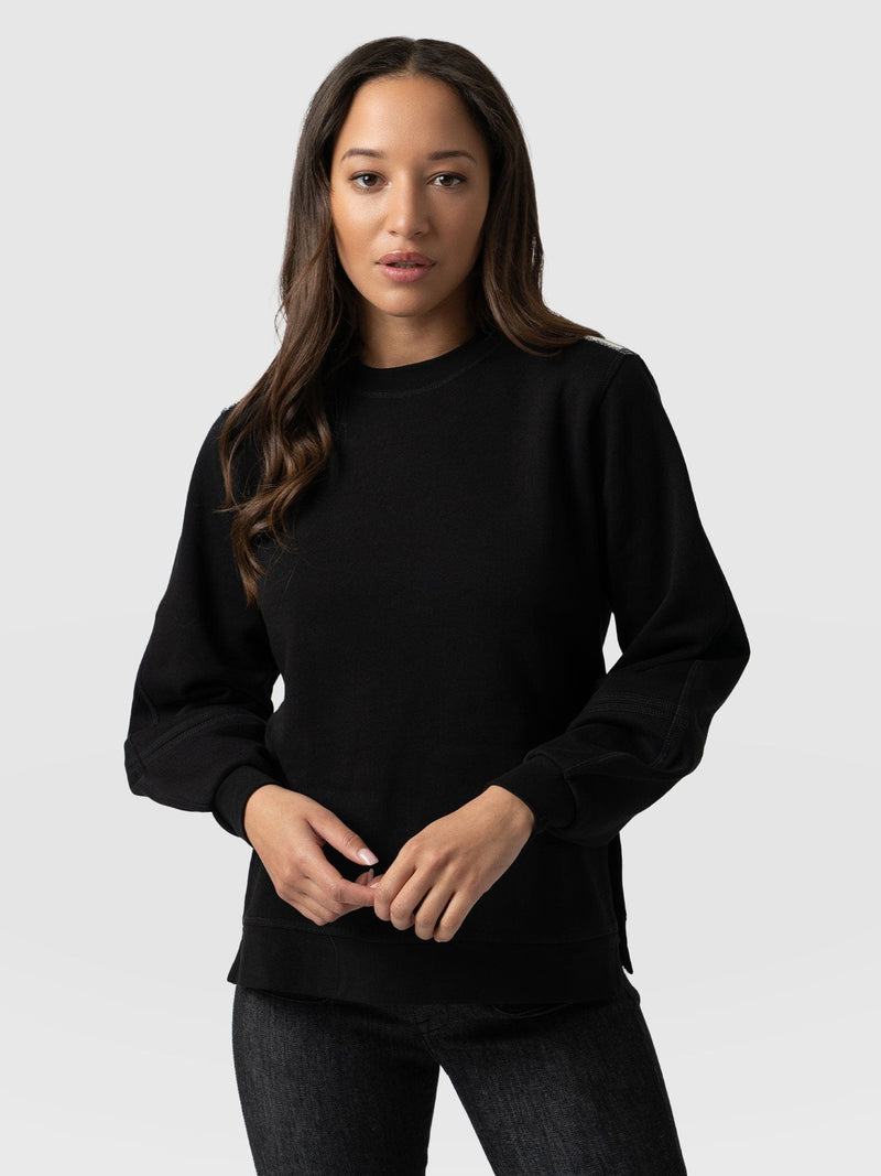 Runway Sweater Black - Women's Sweaters | Saint + Sofia® USA