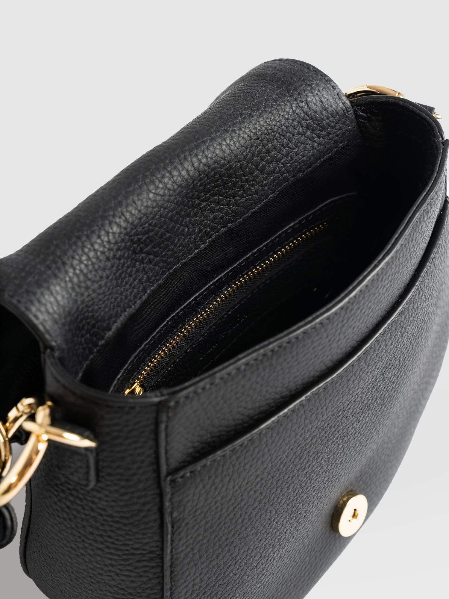 Saddle Bag Black - Women's Purses | Saint + Sofia® USA