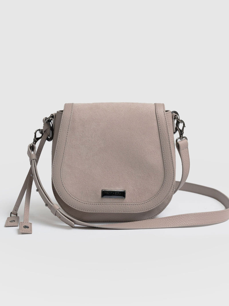 Saddle Bag Mink - Women's Handbag | Saint + Sofia® UK