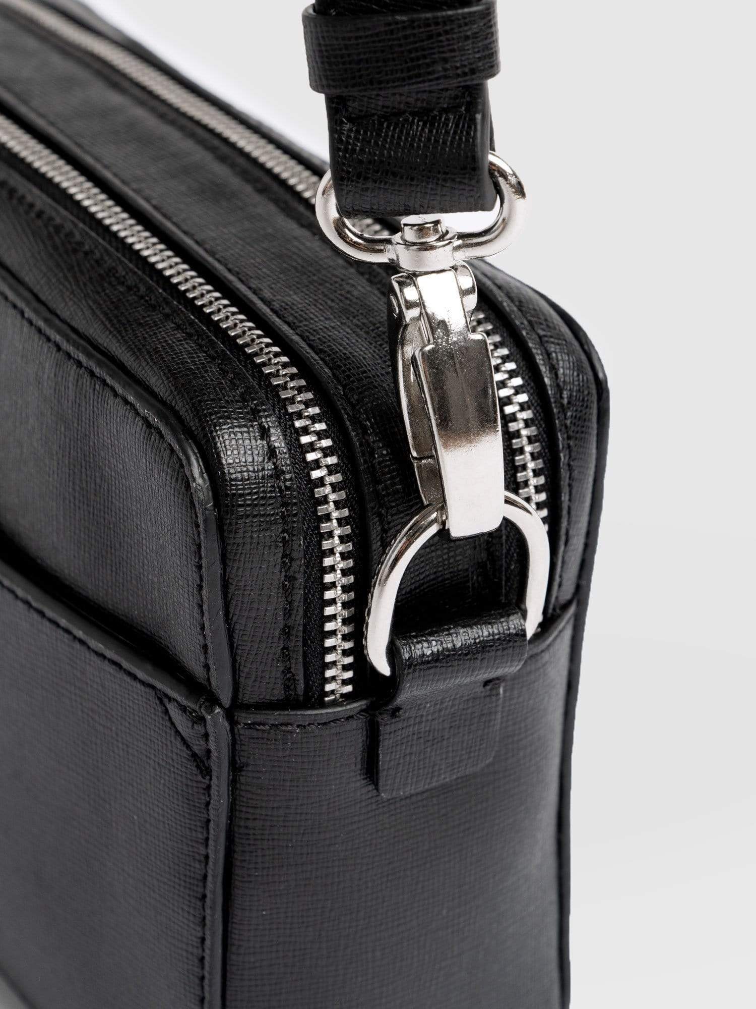 Saffiano Handbag Black - Women's Purses | Saint + Sofia® USA