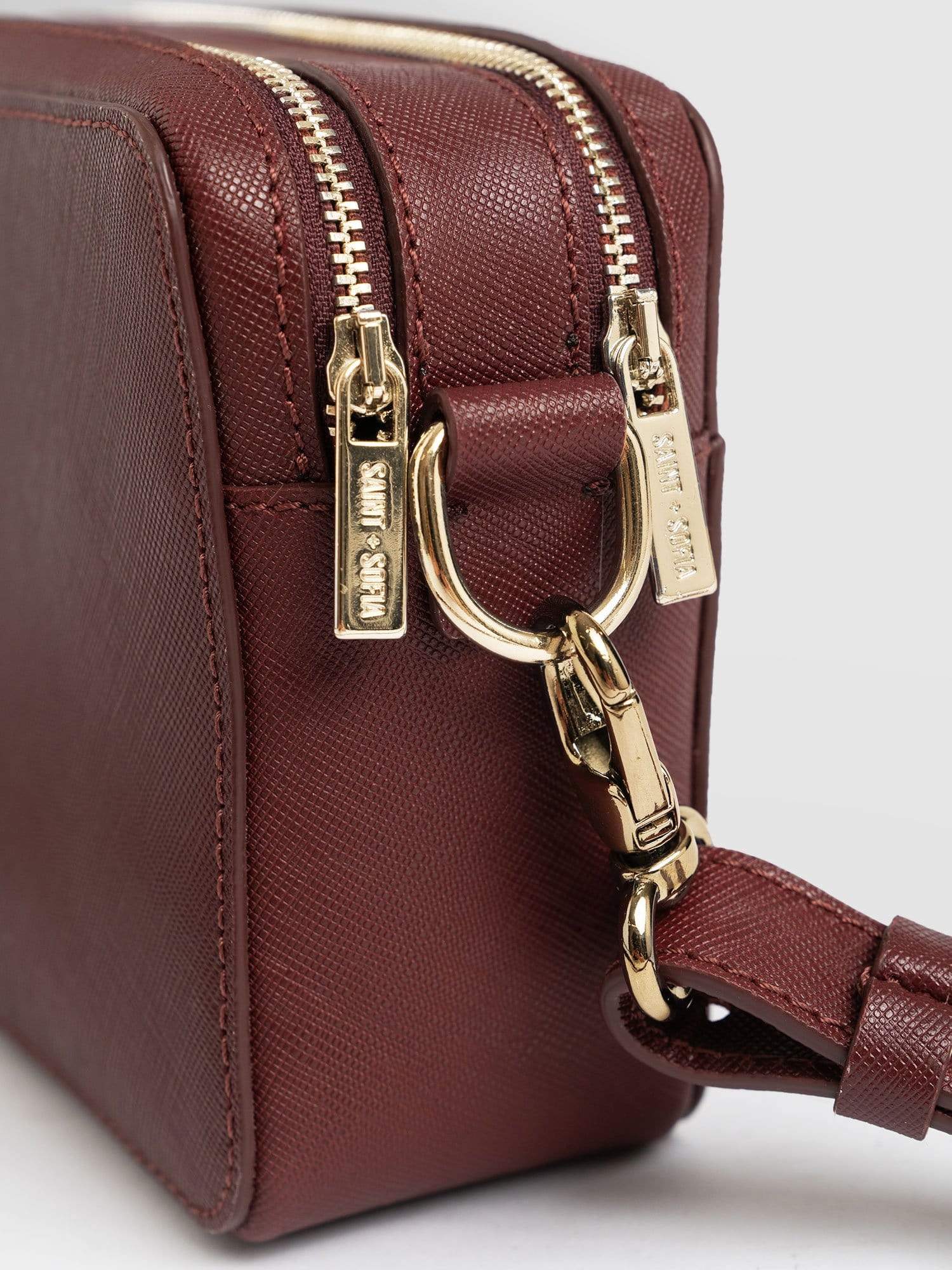 saffiano handbag burgundy women s leather bags saint sofia usa 31159332241585